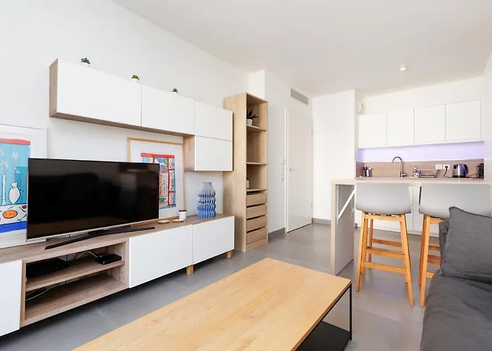 Appartement L'azuera Center 2p Design 4 Pers Secure Parking Cannes
