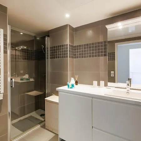 L'azuera Center 2p Design 4 Pers Secure Parking 5 Mins Croisette Apartman
